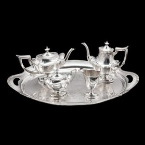 silver pots
